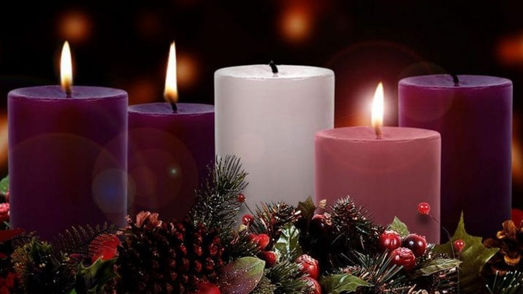 Advent candles wreath 1280x720