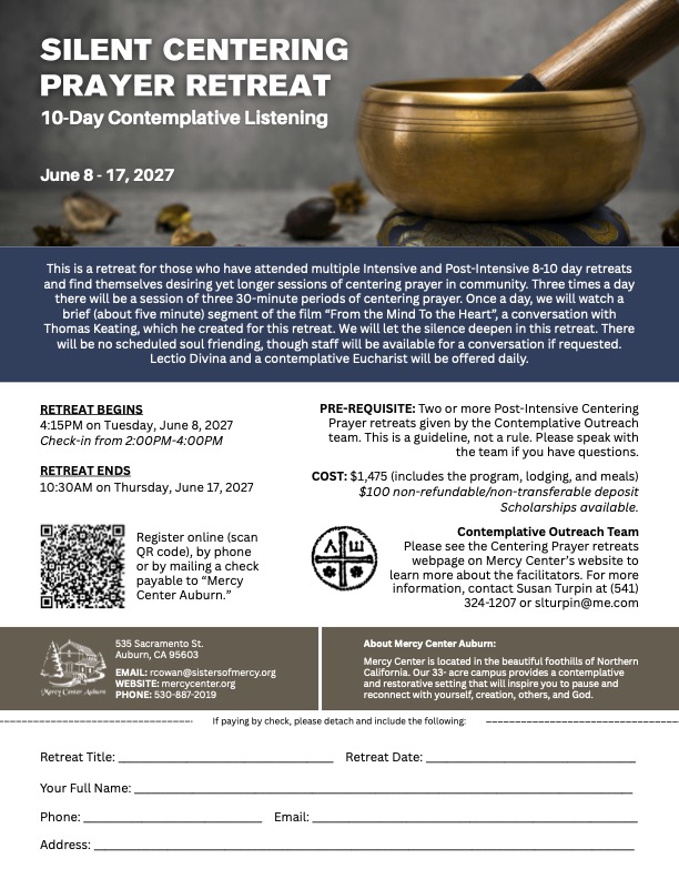2027 June Contemplaitve Listening retreat